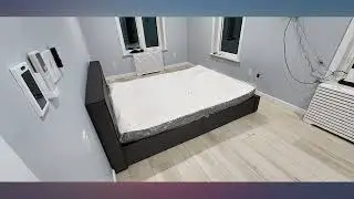 ZINUS Finley Upholstered Platform Bed Frame with Lifting Storage // Hydraulic review
