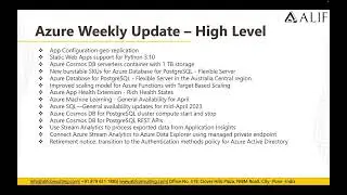 Azure Weekly Updates   Apr 3