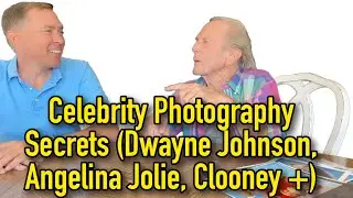 Celebrity Photography Secrets of Harry Langdon (Angelina Jolie, Dwayne Johnson, Clooney &  more)