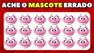 ENCONTRE O MASCOTE DIFERENTE | DESAFIO QUIZPLAY