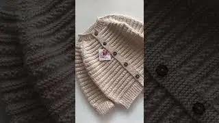 Unisex Tasarım Bebek Hırkası
