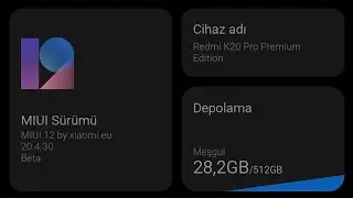 Miui 12 xiaomi.eu Bölüm 1 