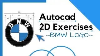 How to make BMW logo in Autocad