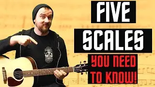 5 Guitar Scales ALL PLAYERS Should Know | Scales Tutorial