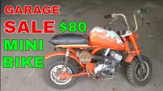 Can We Save This Busted Up Vintage Mini Bike?