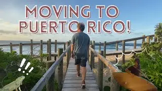We moved to PUERTO RICO! Settling in, buying a car, and seeing our apartment for the first time!