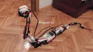 Lego Mindstorms R3ptar programs 02 and 04