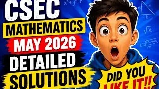 Csec Mathematics Paper 2 2026 Solutions