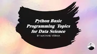 Python Programming for Data Science