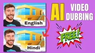 Convert Videos to Other Languages using Ai | Ai Video Dubbing | English to Hindi