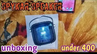 Best speaker under 400 rupees ,bluetooth aux cable memorycard.