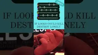 if looks could kill destroy lonely guitar tutorial 