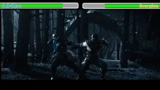 Sub-Zero vs Scorpion with Healthbars - Mortal Kombat X Trailer