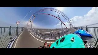 Insta360 One R - Suramadu Bridge in Cinemascope (2.35:1)