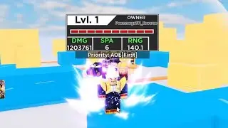 ASTD SUPER BABY VEGETA 3 SHOWCASE | All Star Tower Defense