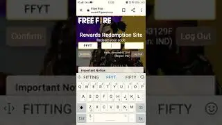 FREE FIRE REDEEM CODE FOR TODAY NOVEMBER 19 | FF REWARDS REDEEM CODE | FF REDEEM CODE TODAY 