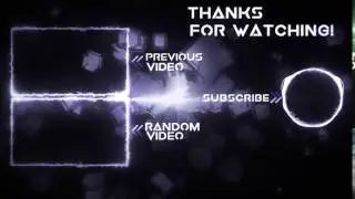 Free Outro Template with End screen Template!!! No Edit Required.