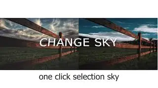 Remove or change sky in photoshop