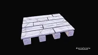 Wooden Planks Module - Turntable