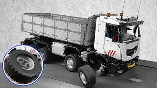 Dump Truck 8x8 in treadmill – Iveco Trakker | Lego Technic