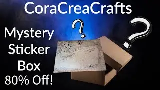 Mystery Sticker Box From CoraCreaCrafts 80% Off!