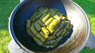 Долма получилась очень вкусно, почти как у мамы, как в Баку