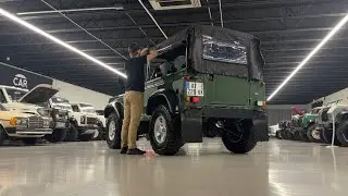 Putting up a Defender 90 SoftTop.