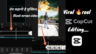 How to make black🔥screen video with Capcut?full tutorial reels Instagram 📷