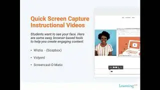 How to Use Screen Capture Tools to Record Instructional Videos