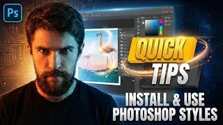 How to Install and Use Photoshop Styles | How to add a custom layer style (.asl ) in adobe photoshop