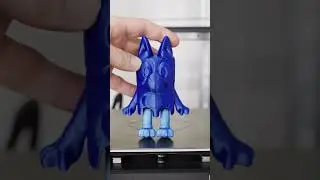 Nice blue dog aka Bluey (cults3d) #3dprinting #diy #toys #kids #bluey @BlueyOfficialChannel