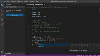 PHP Conditional statements