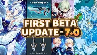 NEW UPDATE! 7.0 BETA! ODETTE, CRYO TRAVELER, SNEZHNAYA MAP, ALYOSHA & MORE | Genshin Impact