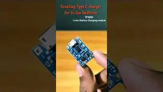 🤯Creating Charger for Li-ion Cell   || Type C Li-ion Cell Charger🔌 || Electronic Mini Project 💡