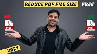 How To Reduce PDF Files 2021| File Ka Size Chota Kaise Karen | Shrink PDF File (Hindi) | New Method