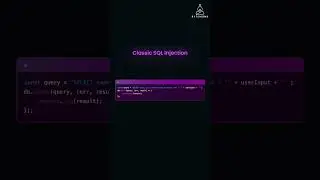Classic SQL Injection in JavaScript 🚨💻