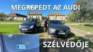 MEGREPEDT AZ AUDI SZÉLVÉDŐJE | LEHET ELADJUK? | A Suzuki elérte a 100.000 kilómétert