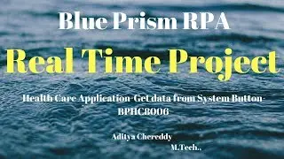 BluePrism RPA-Real Time Project-Get data from System Button-BPHC8006-Aditya RPA Academy BTM Layout