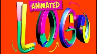 Cinema 4D R25 Tutorial: Animated Logo using a Spline Wrap & the Sun 🌞