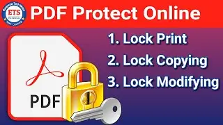 Encrypt PDF with Password | Protect Pdf from Editing, Copying, Modifying