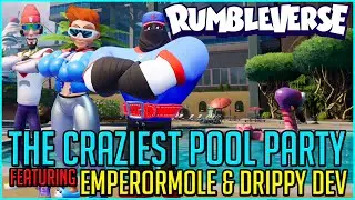 The Entire Lobby Converged At The Pools And We Had A Party  - Rumbleverse Battle Royale