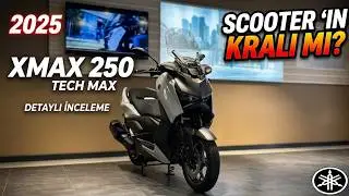 2025 Yamaha Xmax 250 Tech MAX Ön İnceleme | Anahtar Kodu ile çalıştırma