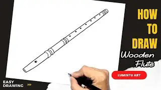 How to draw Wooden Flute