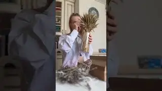 Делаю декор из пшеницы и лаванды своими руками ч.2