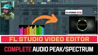 FREE AUDIO Spectrum /PEAK/Visualizer with FL STUDIO VIDEO EDITOR | ZGAME | HOW TO MAKE