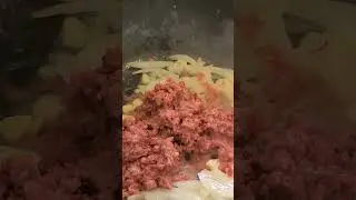 corn beef with egg #shorts #satisfying #asmr