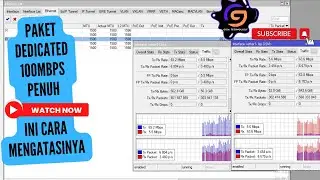 Paket 100Mbps baru 47 Pelanggan PPPoE Traffik sudah Penuh , Ini cara mengatasinya