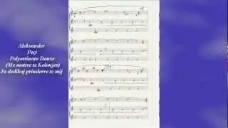Aleksander Peçi Polyostinato Danse.wmv Sound Logic Pro