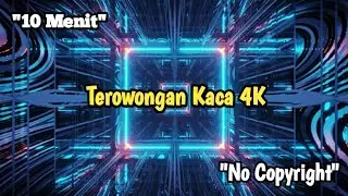 Video Latar Belakang Terowongan Kaca 4K 