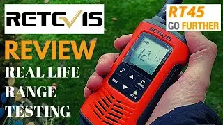 Retevis RT45 P 16 Ch Licence free 446MHz PMR radio. Surprising results !